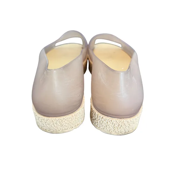 Melissa Mar Sandal Women Beige Translucent‎ Jelly Platform Sandals Size 8 - Image 5