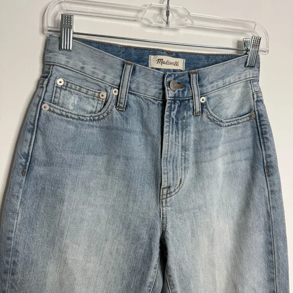 Madewell The Perfect Vintage High‎ Rise Jean in Fitzgerald Wash Size 24 - Image 3