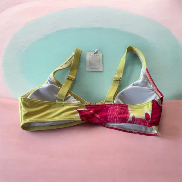 Eomenie adjustable bikini top size S Yellow - Image 3