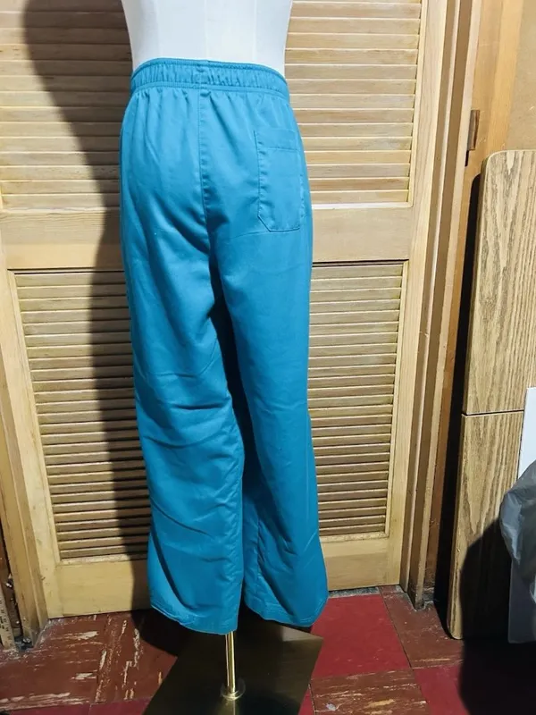 Greys Anatomy by Barco Womens Scrub Pants Blue L Solid Woven Poly/Rayon - Image 2