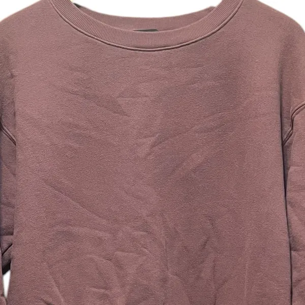 Beyond‎ Yoga Work From Home Mauve Fleece Crewneck Pullover Sweatshirt Size XL - Image 4