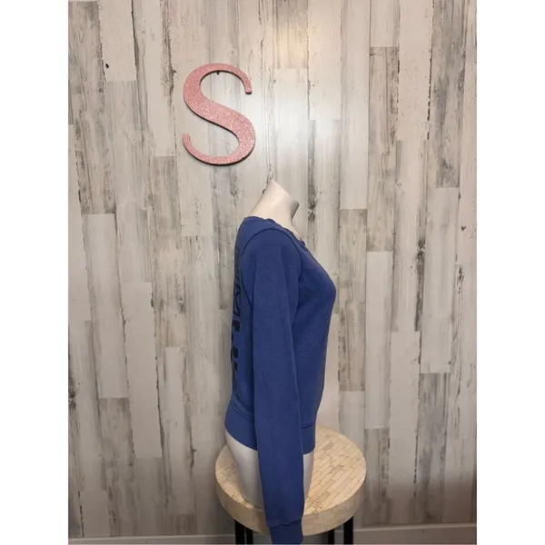 Victoria's Secret Crewneck blue size small PINK - Image 3