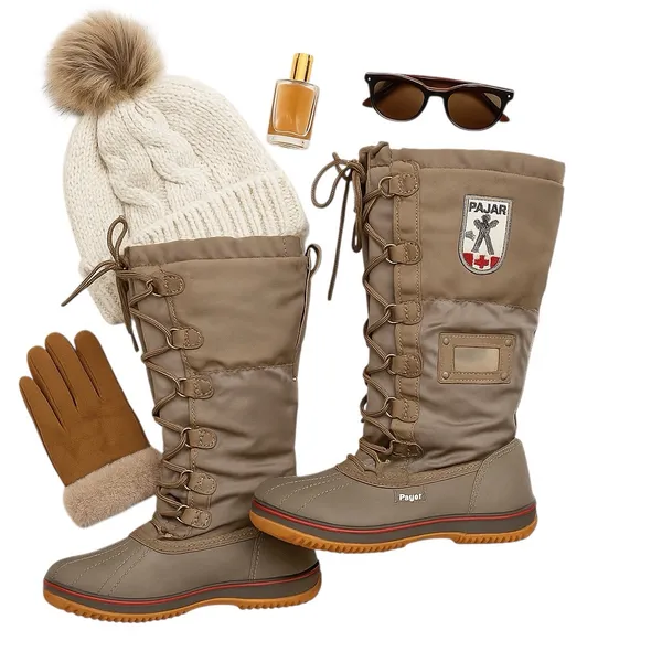Pajar Canada Gia Waterproof Fleece Lined Snow Boots Women 37 Winter Warm in EUC - Image 17
