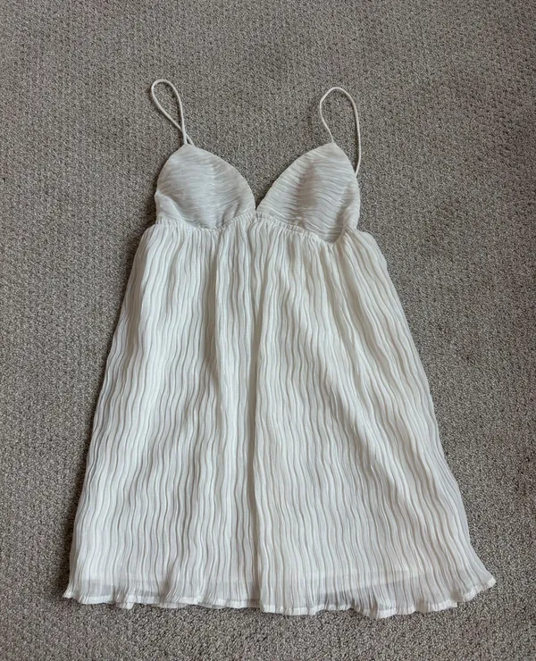 Princess Polly Dress Mini White - Image 3