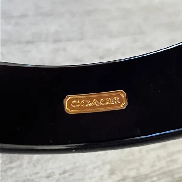 Coach Enamel Bangle Bracelet NWT - Image 5