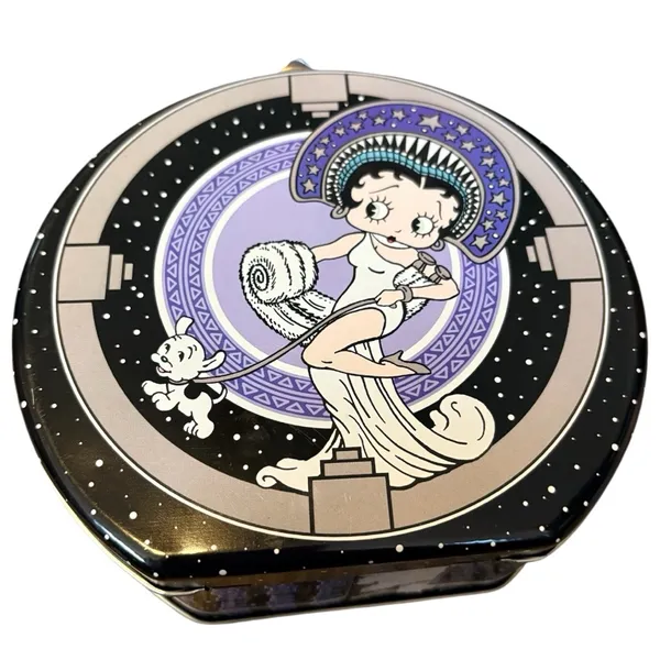 Betty Boop Round Lunchbox/Purse with Handle - Image 2