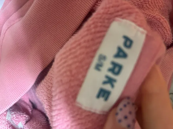 PARKE mockneck size small, pink and yellow, only worn a few times, excellent condition, willing to trade!! - Image 3