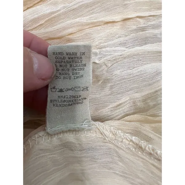 Ginnicks by BKE Women's Ivory Tunic Tank Top M Lace Rhinestone Trim - Image 13