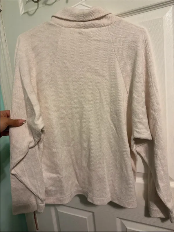 Madewell Cozy Cream Turtleneck Sweater - Image 5