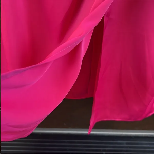NWT Banana Republic Tie Neck Sleeveless Sheath Midi Dress Fuchsia size 0 - Image 7