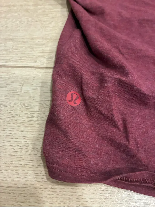 Lululemon Women’s Time to Restore Wrap Top Burgundy Red Size 2 - Image 5