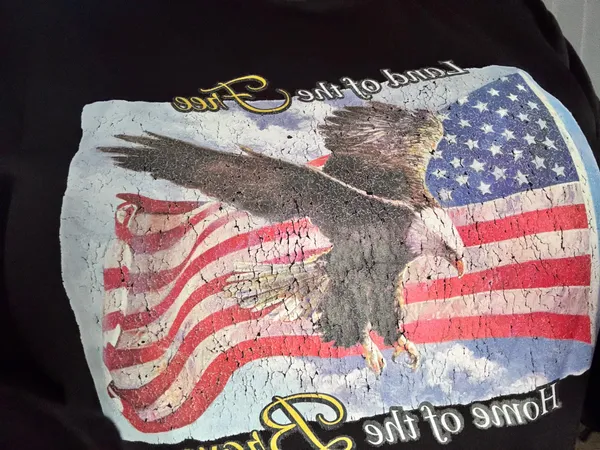 America shirt Black Size L - Image 2