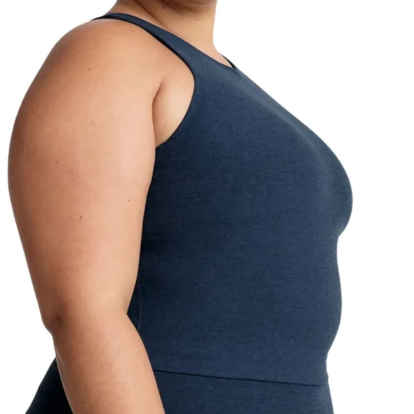 Beyond Yoga Spacedye Refocus Cropped Tank in Nocturnal Navy, Size 4XL - Image 2