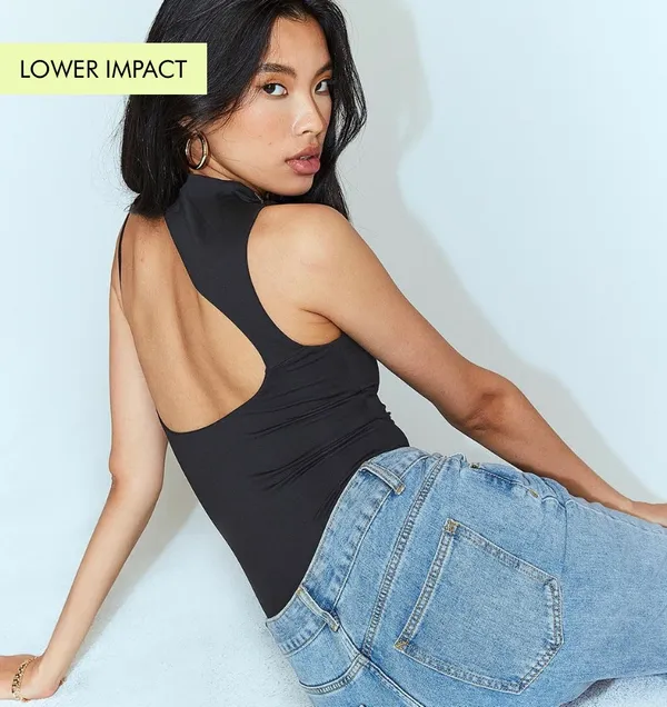 Princess Polly Asymmetrical Bodysuit - Image 2