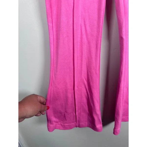 Tuckernuck Atlantic-Pacific penny pink crop kick flare pant Womens S Barbiecore - Image 3