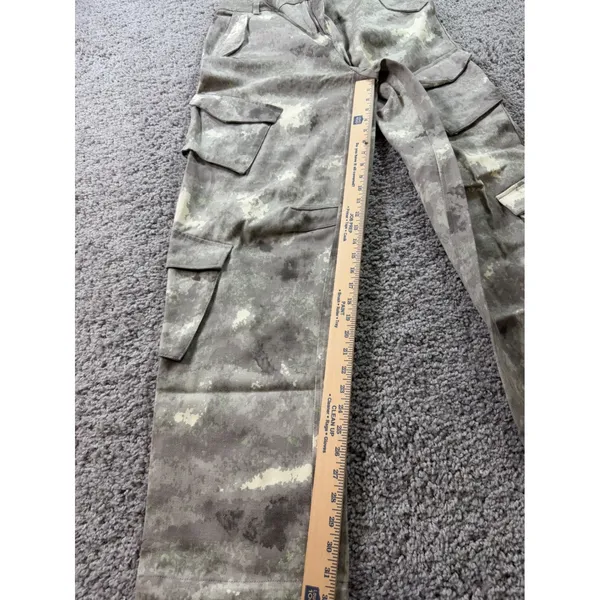 Maniere De Voir Grey Digital Camo Cargo Pants Women Streetwear Utility SIZE10 - Image 2