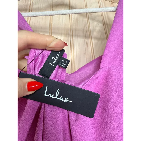 NWT Lulus Always Beautiful Rose Pink Sleeveless Tulip Midi Dress Cocktail Sz XL - Image 7