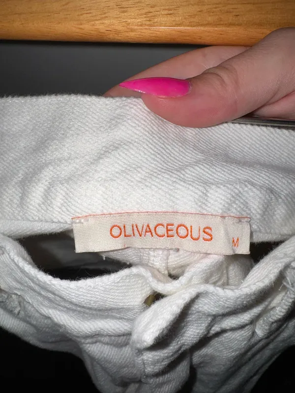 Olivaceous Skirt Mini White - Image 3