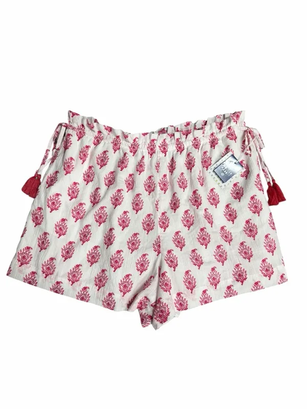 Roller Rabbit x Target Women's Bouquet Side-Tie Beach Pull-On Shorts in Pink XXL - Image 2