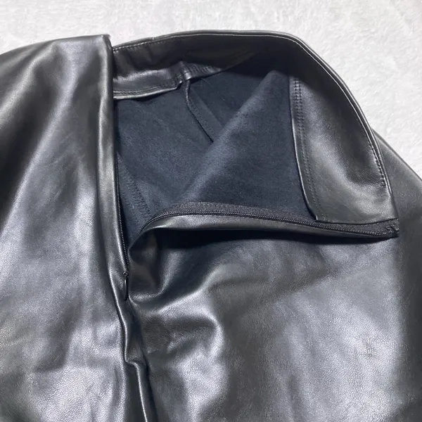 NWT Old Navy High-Waisted Faux-Leather Mini Skirt - Image 4