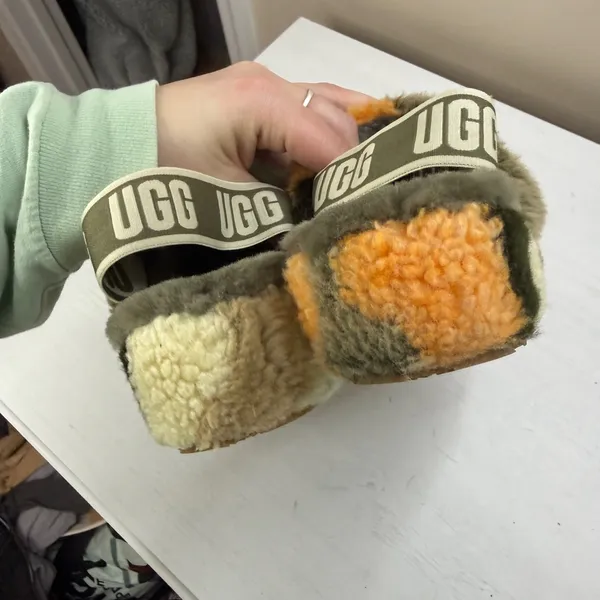 Ugg Fluff Yeah Slide Cali Collage Olive (camo) size 8 - Image 13