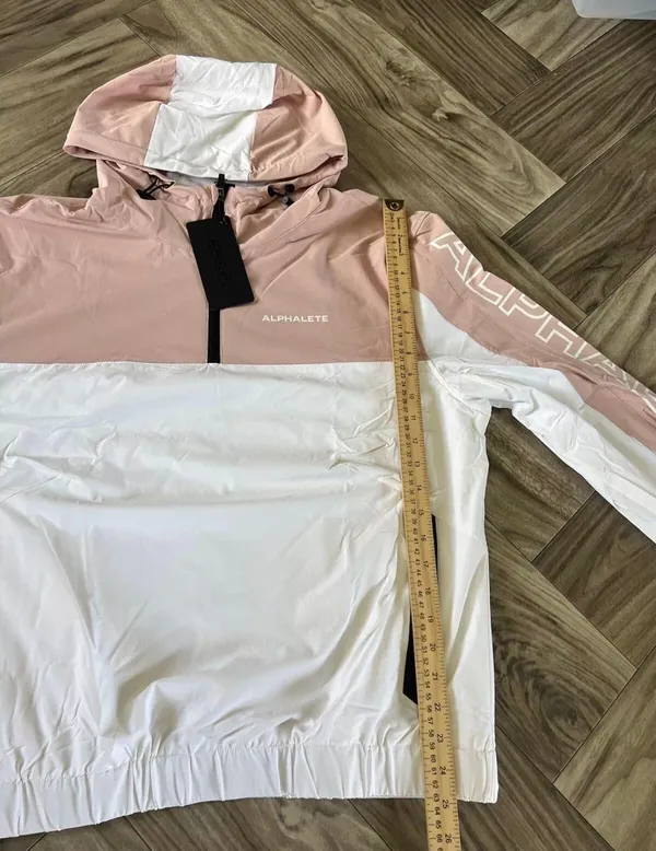 Alphalete Women's EXP Tech Windbreaker- Himalayan Pink, Size Large - Image 7