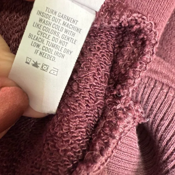 Aerie Mock Cowl Turtleneck Oversized Long-sleeve Sweatshirt Top W1815 Sz M - Image 6
