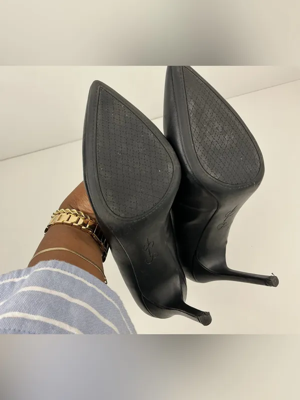 Pointed Toe Black Pumps Pointed Toe Size 8 Heels Jessica Simpson 4 inches - Image 9