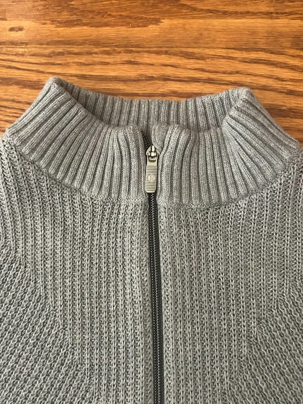 Lululemon Softer Still Wrap Cashmere Blend Zip Up Cardigan Size Medium Large - Image 4