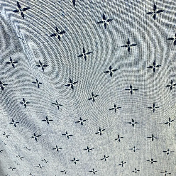 Le‎ Tigre Blue Patterned Collared Long Sleeve Cotton Button Up Size L Size L - Image 3