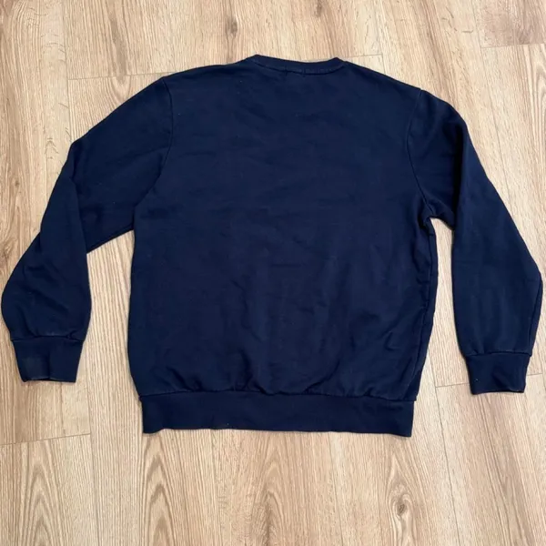 True Religion black Buddha Graphic‎ Crewneck Sweatshirt Medium Copper Gold Logo - Image 2
