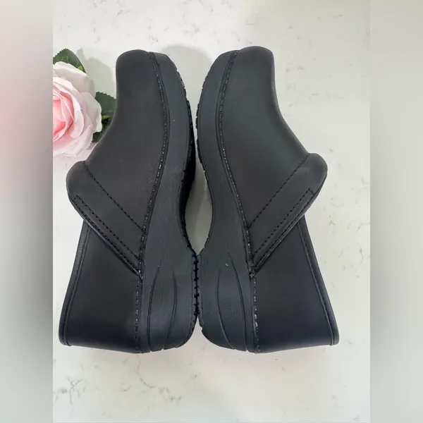 Dansko Black Slip-On Clogs - Image 10