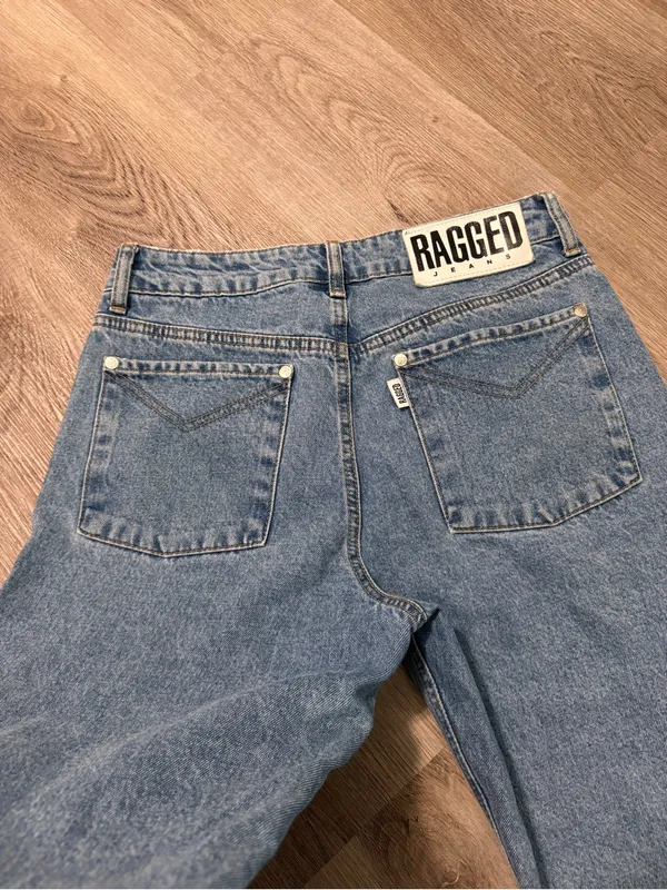 RAGGED Priest Blue Jeans Denim Flare 28 - Image 5