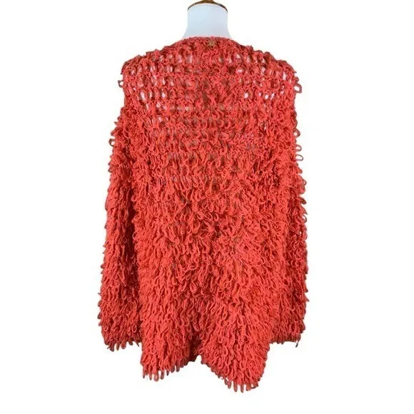 Knitz For Love And Lemons Loopy Knit‎ Open Front Cardigan Sweater Boho Chunky - Image 3