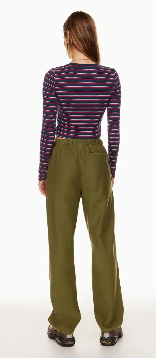 Aritzia TNA Ribbed Cropped Long sleeve - Image 5