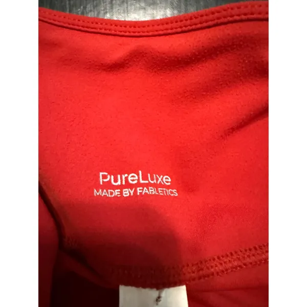 Fabletics‎ PureLuxe Red High Waisted Crossover Leggings Womens XL LG2251354-6218 - Image 4