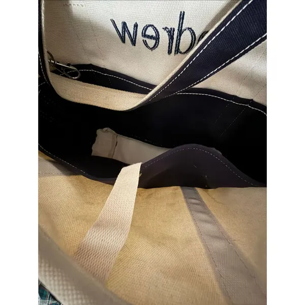 Lands' end Medium 5 Pocket Open Top Canvas Tote Bag Andrew Tote Bag 16x12 - Image 6
