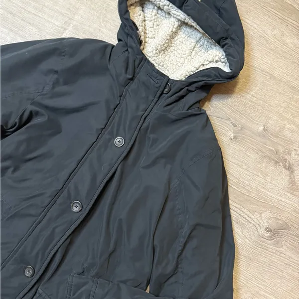•ABERCROMBIE & FITCH• BLACK COAT - Image 3