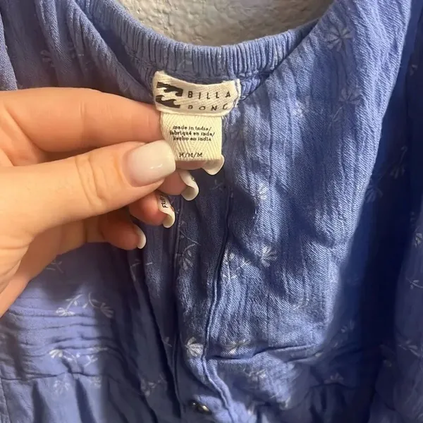 ✨Billabong Forever Yours Mini Sz Medium Blue Dress✨ - Image 8
