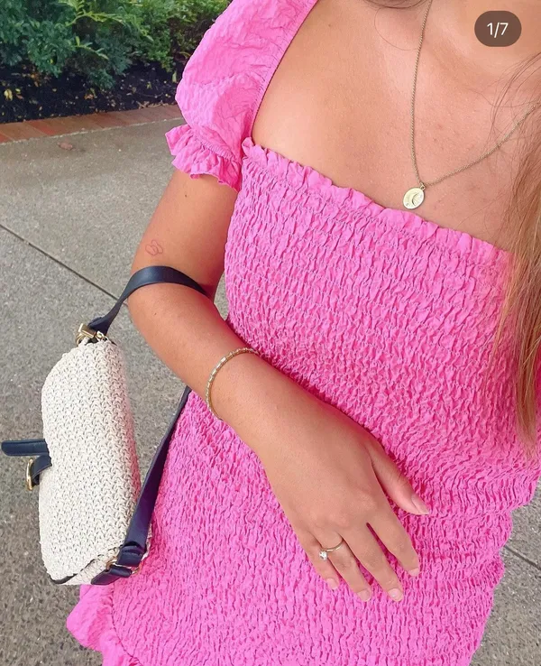 ZARA Pink Dress - Image 5