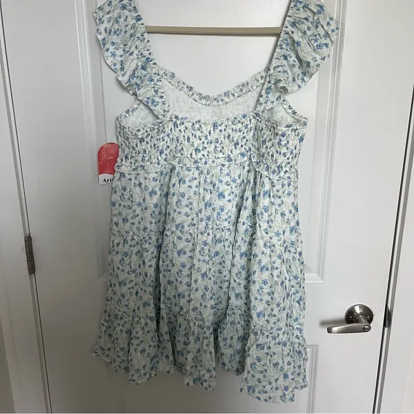 NEW Arula Blue and White Floral Dress Plus Size 2X Available NWT - Image 7