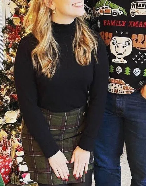HYFVE Plaid Tweed Skirt - Image 2