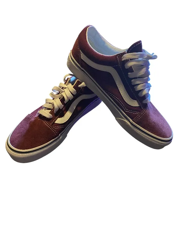 VANS Old Skool 36 Burgundy Suede Vans off the wall OTW - Image 4