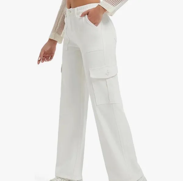 Amazon White cargo pants - Image 2