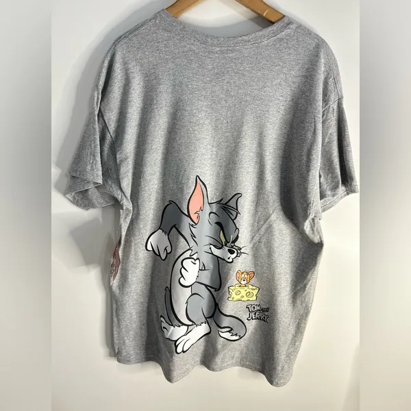 Tom and Jerry pullover Gray Short Sleeve Tee. New with tag. - Image 2