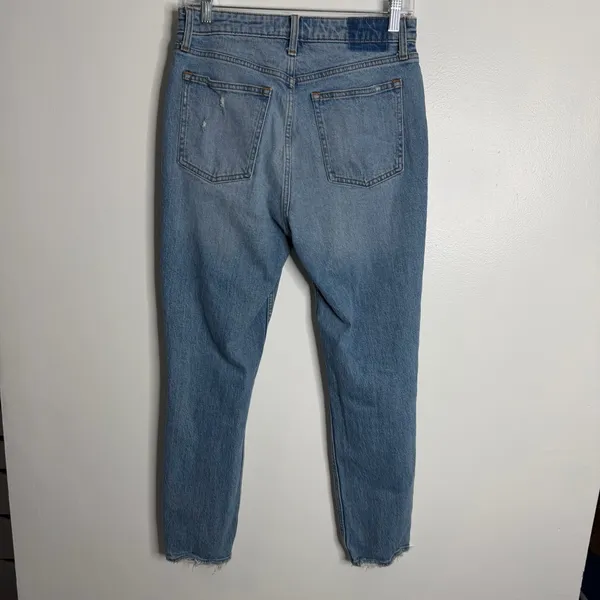 Abercrombie & Fitch Curve Love The Skinny High Rise Ripped Knees‎ Size 8/29 - Image 3
