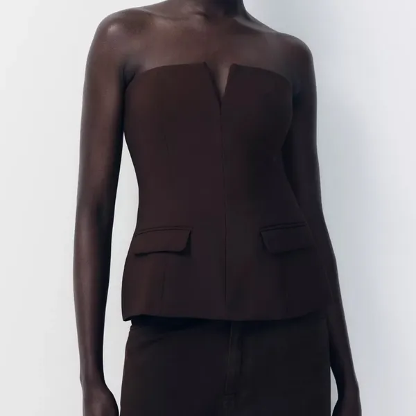 Zara - STRAPLESS TOP - Image 2