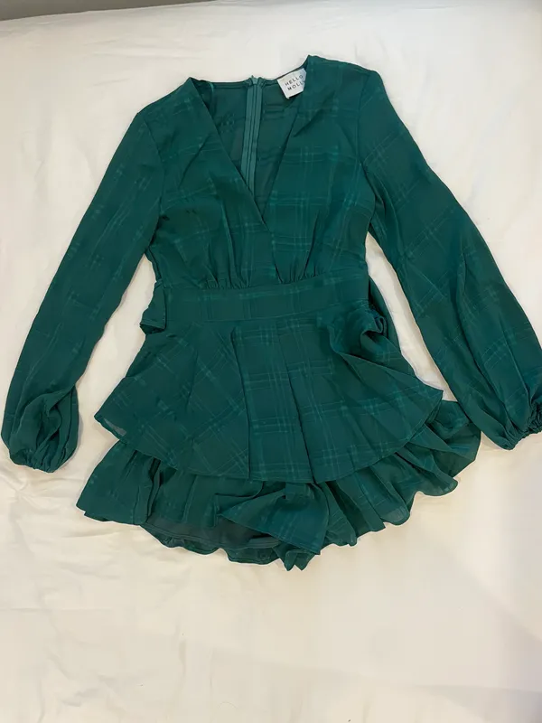 Hello Molly Forest Green Romper - Image 2
