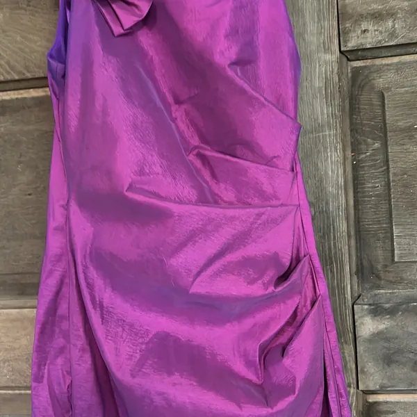 hailey Logan by Adrianna Papell juniors cocktail dress purple Size Small 3-4‎ - Image 3