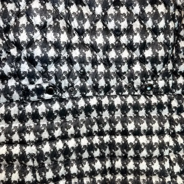 Lands End Womens Houndstooth Quilted Jacket Lightweight Classic‎ Medium(10/12) - Image 9